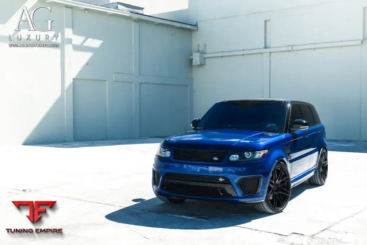 Range Rover SVR on custom forged wheels