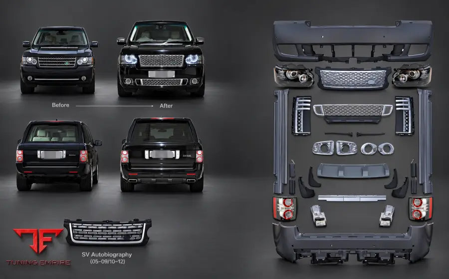RANGE ROVER VOGUE 2005-2012 UPGRADE TO AUTOBIOGRAPHY BODY KIT