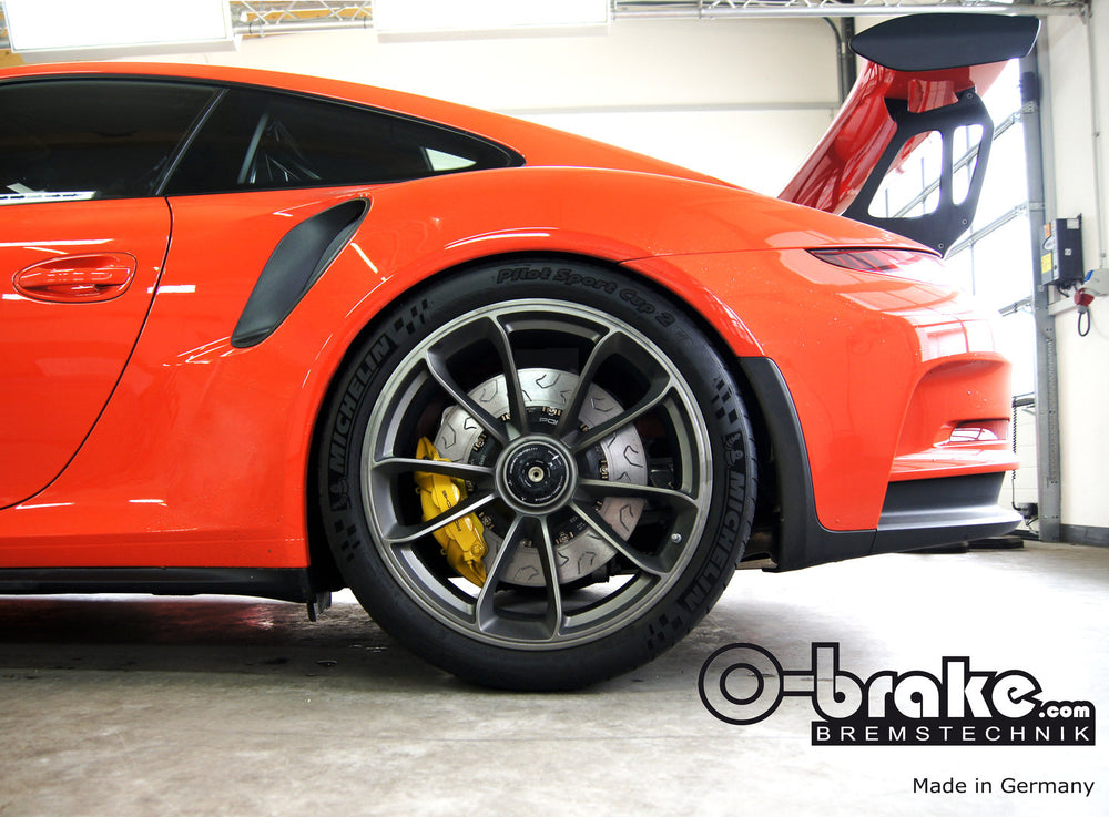 O-BRAKE PORSCHE 991 GT3 RS MK1 HTCIC BRAKE KIT WET - FRONT + REAR (FACTORY CERAMIC DISCS)