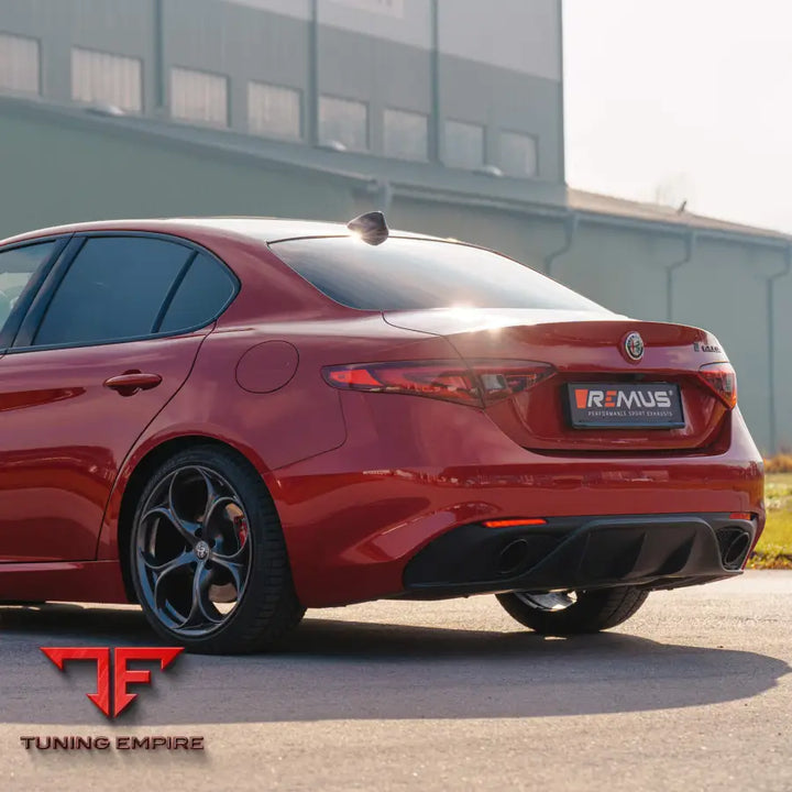 REMUS sport exhaust system for Alfa Romeo Giulia Veloce Q4 AWD