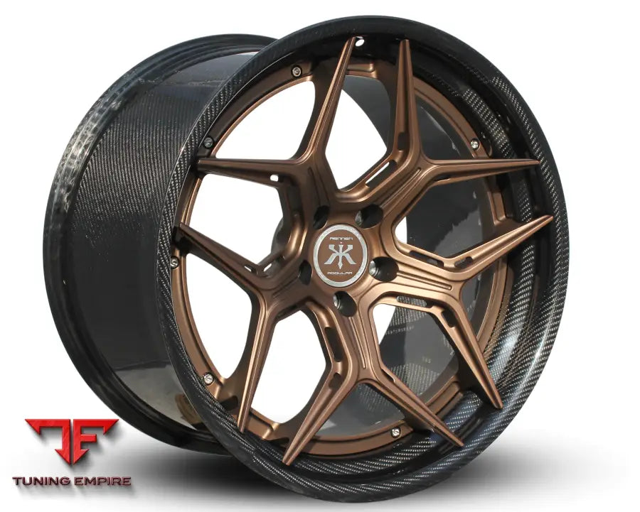 Rennen CR-83 carbon fibre step lip forged wheel