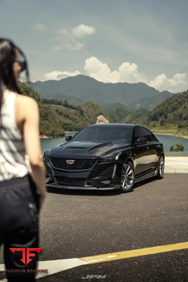 ROBOT Cadillac CT5 ’Prism’ FRP Front Bumper & Front Lip - Front Bumpers & Splitters