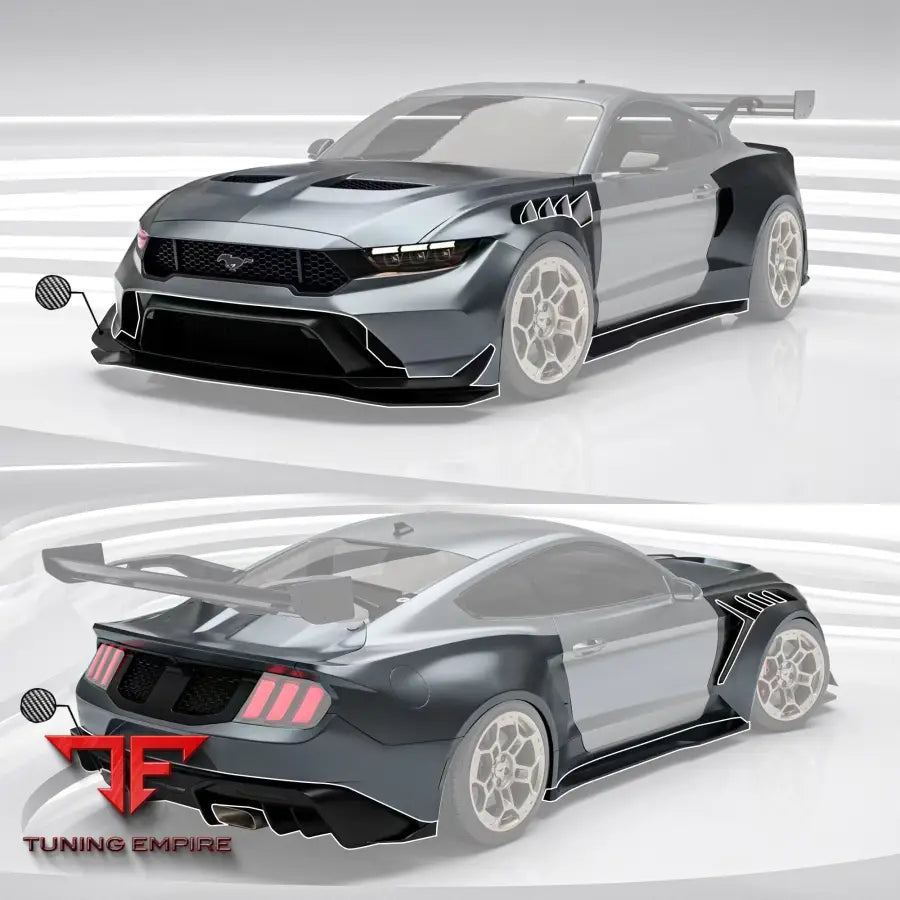ROBOT Ford Mustang V5 GTR Widebody Kit for S550.1 & S550.2 - Full Body Kits
