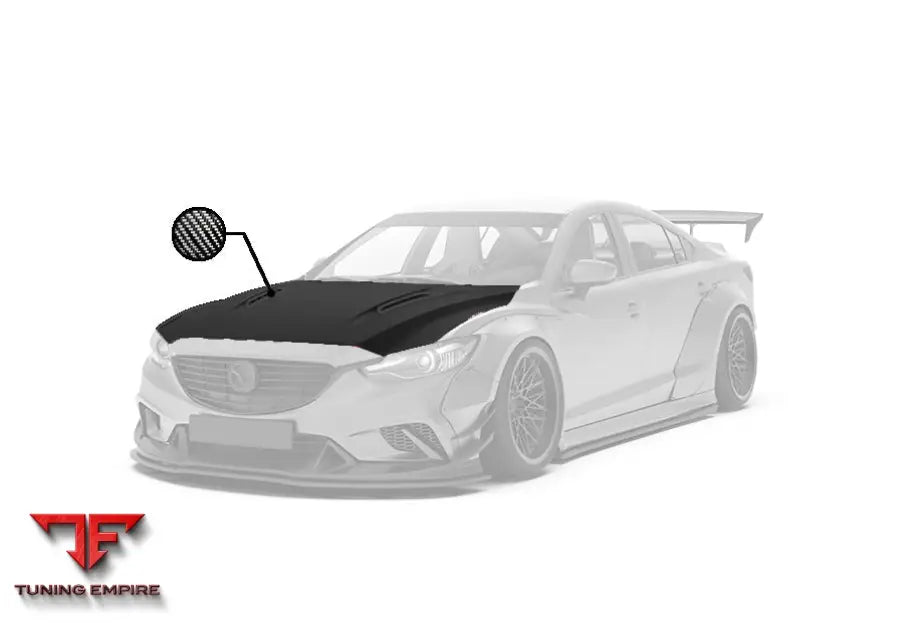 ROBOT Mazda 6 2013-2017 Hood / Bonnet - Bonnets & Hoods