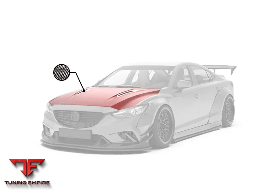 ROBOT Mazda 6 2013-2017 Hood / Bonnet - Bonnets & Hoods