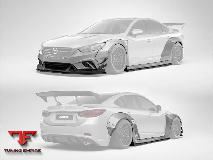 ROBOT Mazda 6 2014-2017 Plus Body Kit FRP Complete Widebody Kit - Full Body Kits