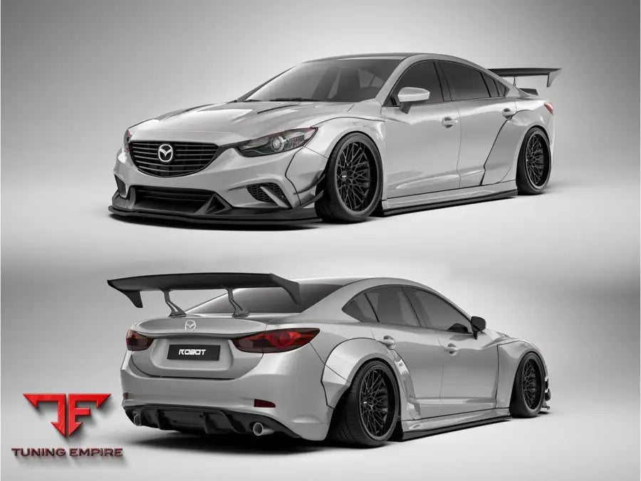 ROBOT Mazda 6 2014-2017 Plus Body Kit FRP Complete Widebody Kit - Full Body Kits