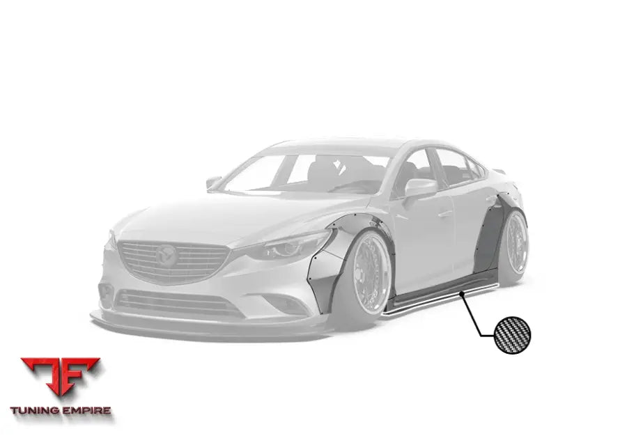 ROBOT Mazda 6 2014-2017 Widebody Kit FRP Complete Body Kit - Full Body Kits