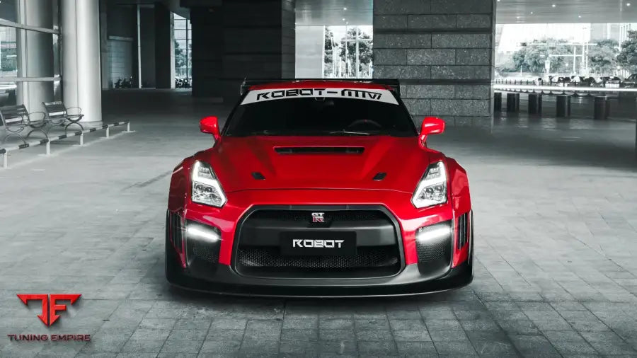 ROBOT Nissan GTR Body Kit R35 WIDEBODY FRP Complete Body Kit - Full Body Kits