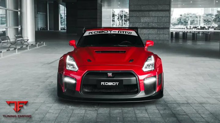 ROBOT Nissan GTR Body Kit R35 WIDEBODY FRP Complete Body Kit - Full Body Kits