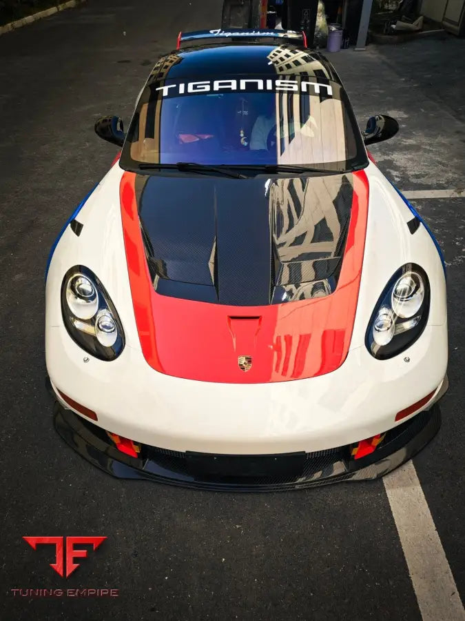 ROBOT Porsche 987.1 | 987.2 (2005–2012) Cayman / Boxter FRP & Partial Carbon Bonnet - Bonnets & Hoods