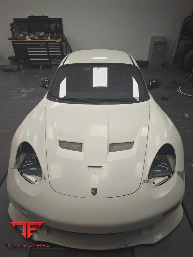 ROBOT Porsche 987.1 | 987.2 (2005–2012) Cayman / Boxter FRP & Partial Carbon Bonnet - Bonnets & Hoods