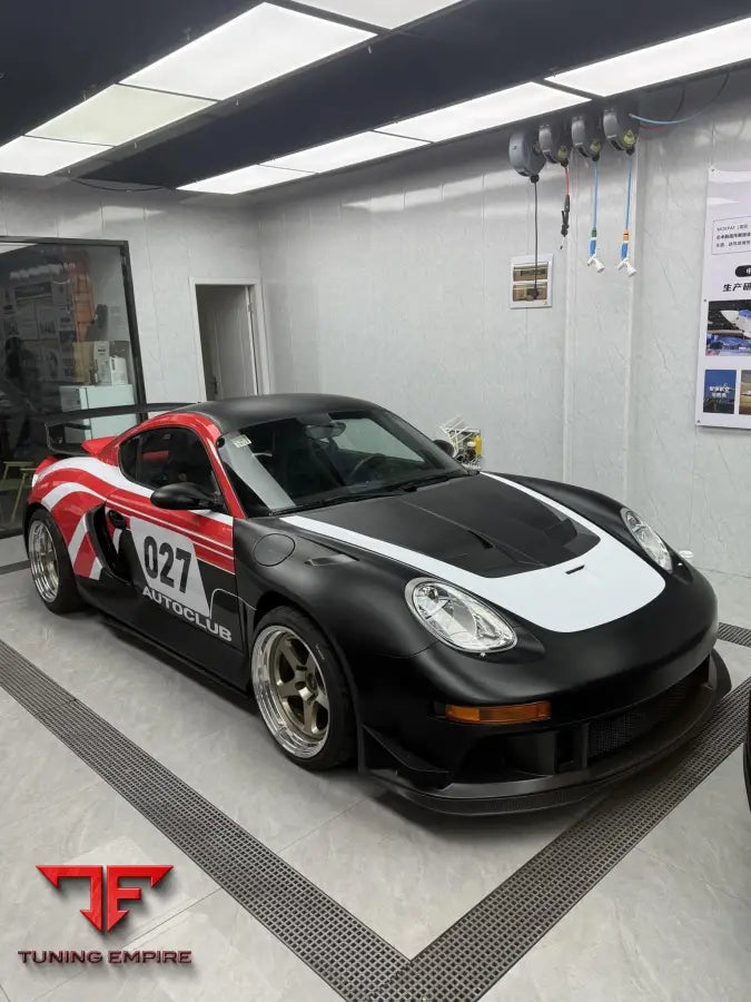 ROBOT Porsche 987.1 (2005-2009) ’Stuka’ Cayman Full FRP & Partial Carbon Widebody Kit - Full Body Kits