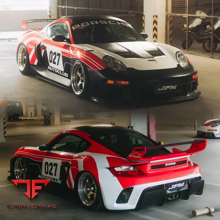 ROBOT Porsche 987.1 (2005-2009) ’Stuka’ Cayman Full FRP & Partial Carbon Widebody Kit - Full Body Kits