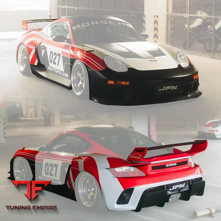 ROBOT Porsche 987.1 (2005-2009) ’Stuka’ Cayman Full FRP & Partial Carbon Widebody Kit - Full Body Kits
