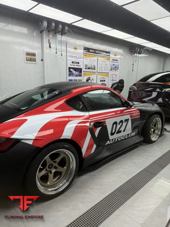 ROBOT Porsche 987.1 (2005-2009) ’Stuka’ Cayman Full FRP & Partial Carbon Widebody Kit - Full Body Kits