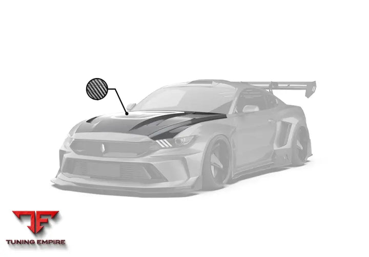 ROBOT S550 Ford Mustang FRP/Carbon Dusk Bonnet - Bonnets & Hoods