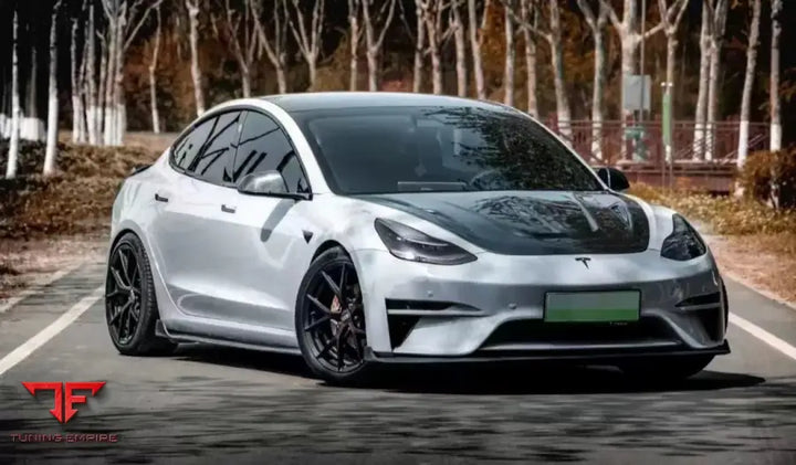 ROBOT Tesla Model 3 ’Crypton’ Front Bumper & Front Lip - Front Bumpers & Splitters