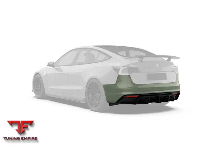 ROBOT Tesla Model 3 ’Crypton’ Rear Bumper & Diffuser - Rear Bumpers & Diffusers