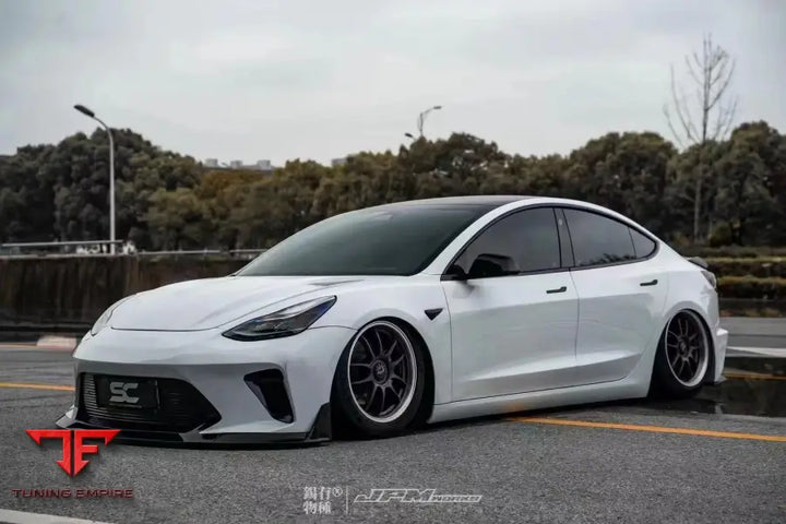 ROBOT Tesla Model 3 ’HACKER’ Front Bumper & Front Lip (2017–2023 pre-facelift) - Front Bumpers & Splitters