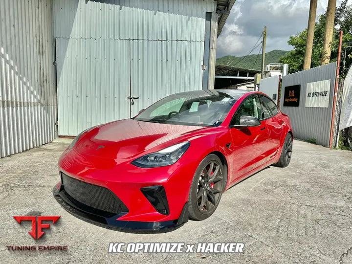 ROBOT Tesla Model 3 ’HACKER’ Front Bumper & Front Lip (2017–2023 pre-facelift) - Front Bumpers & Splitters