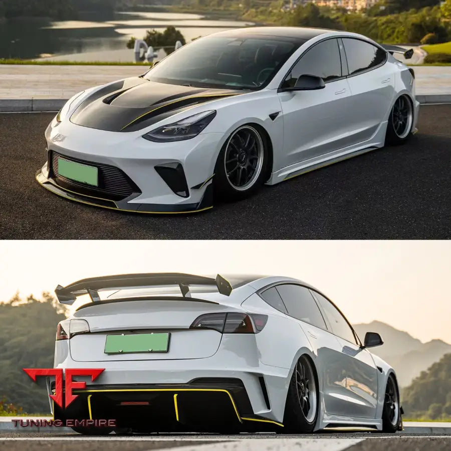 ROBOT Tesla Model 3 ’HACKER’ Narrowbody FRP Complete Body Kit - Full Body Kits