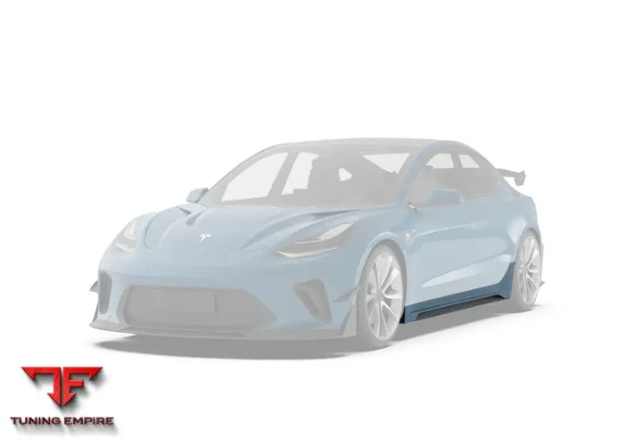 ROBOT Tesla Model 3 ’HACKER’ Side Skirts (2017–2023 pre-facelift) - Side Skirts