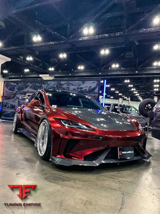 ROBOT Tesla Model 3 Highland 2024+ ’HACKER’ Widebody FRP & Partial Carbon Full Kit - Full Body Kits