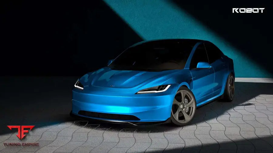 ROBOT Tesla Model 3 Highland Front Splitter - Front Bumpers & Splitters
