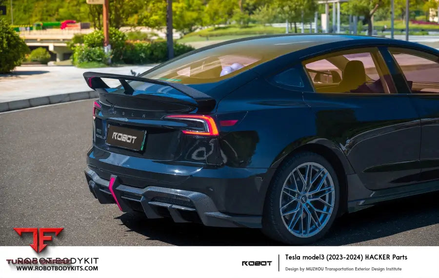 ROBOT Tesla Model 3 Highland ’HACKER’ Spoiler - Spoilers & Rear Wings