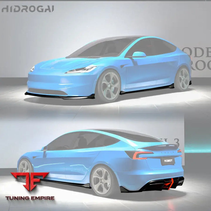 ROBOT Tesla Model 3 Highland Lowline Body Kit (Hydrogai Series) SR & LR - Full Body Kits