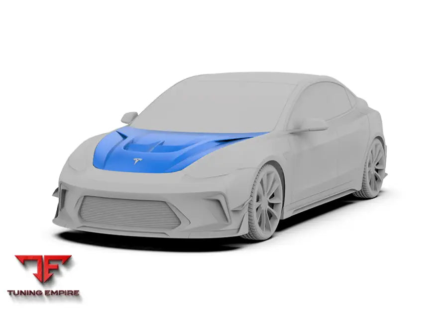 ROBOT Tesla Model Y ’HACKER’ Hood / Bonnet - Bonnets & Hoods