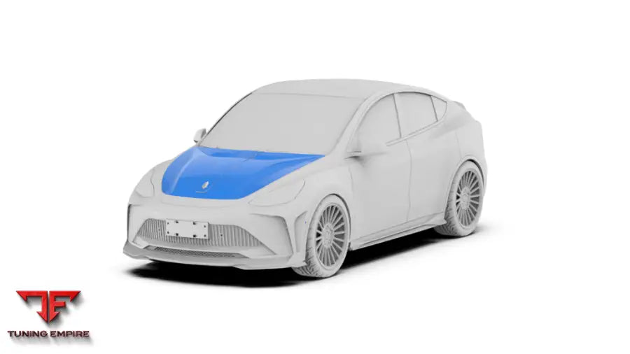 ROBOT Tesla Model Y Starship Aluminium Bonnet / Hood - Bonnets & Hoods