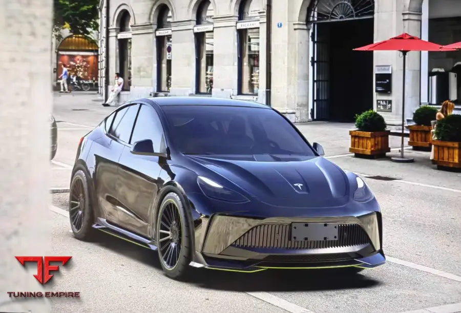 ROBOT Tesla Model Y Starship Aluminium Bonnet / Hood - Bonnets & Hoods
