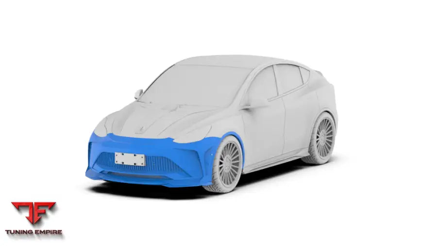 ROBOT Tesla Model Y Starship Polypropylene Front Bumper - Front Bumpers & Splitters