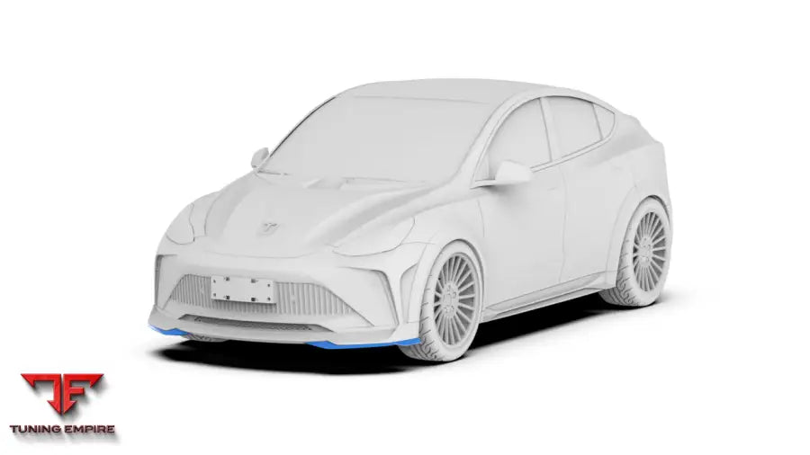 ROBOT Tesla Model Y Starship Polypropylene Front Lip Addon - Front Bumpers & Splitters