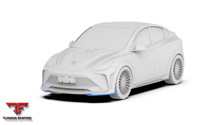 ROBOT Tesla Model Y Starship Polypropylene Front Lip Addon - Front Bumpers & Splitters