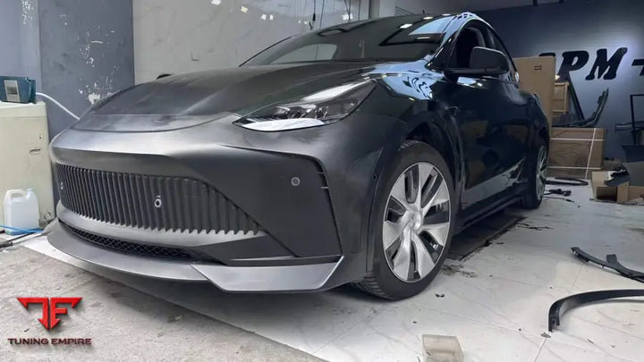 ROBOT Tesla Model Y Starship Polypropylene Front Lip Addon - Front Bumpers & Splitters
