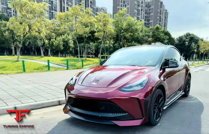 ROBOT Tesla Model Y Starship Polypropylene Front Lip Addon - Front Bumpers & Splitters
