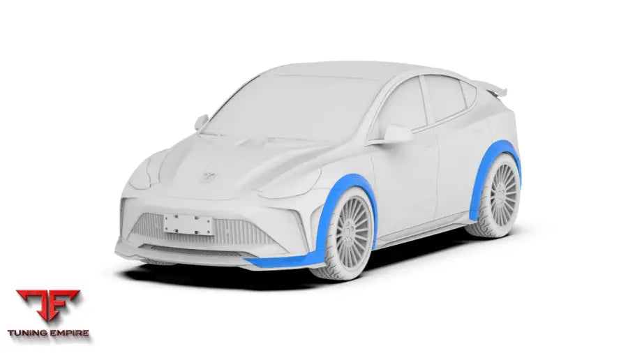 ROBOT Tesla Model Y Starship Polypropylene Widebody Arches - Fenders & Wheel Arches
