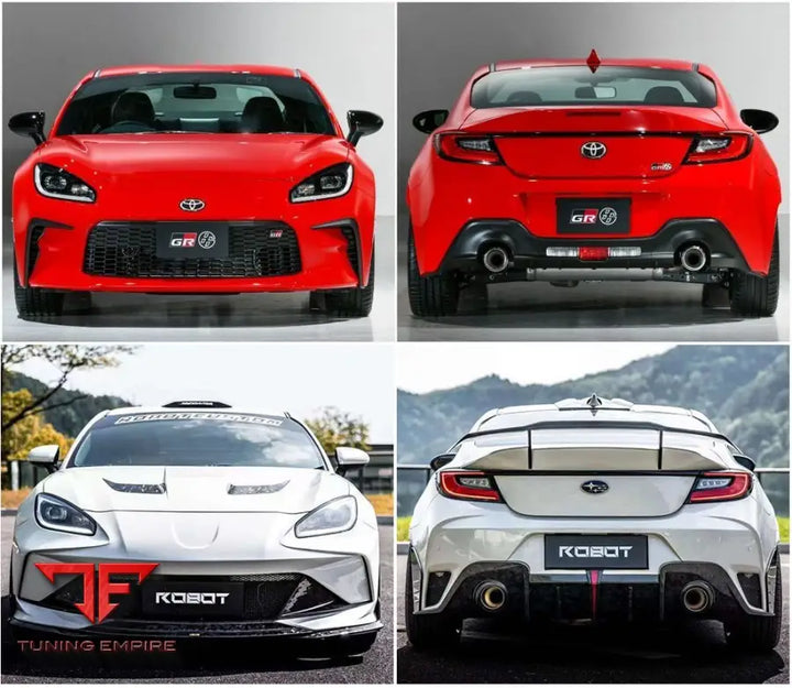 ROBOT Toyota GR86 / BRZ Narrow Rear Bumper & Diffuser - Rear Bumpers & Diffusers