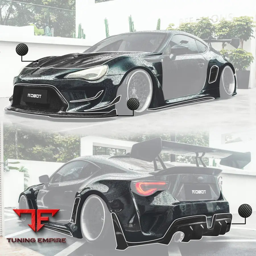 ROBOT Toyota GT86 / BRZ / FRS FRP Complete Body Kit - Full Body Kits