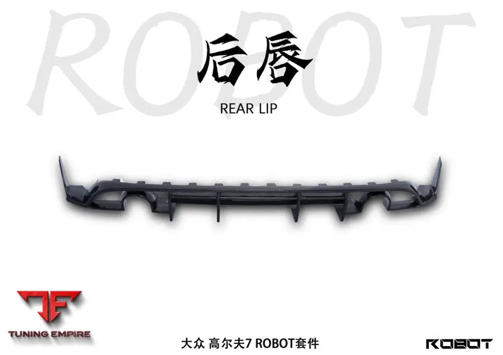 ROBOT Volkswagen Golf / GTI MK7.5 Rear Diffuser (Mk7.5 Only) - Rear Bumpers & Diffusers