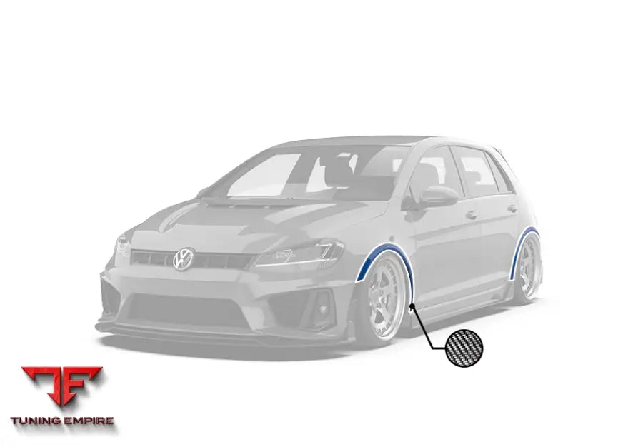 ROBOT Volkswagen Golf / GTI / Golf R MK7 MK7.5 Front & Rear Arches - Fenders & Wheel Arches