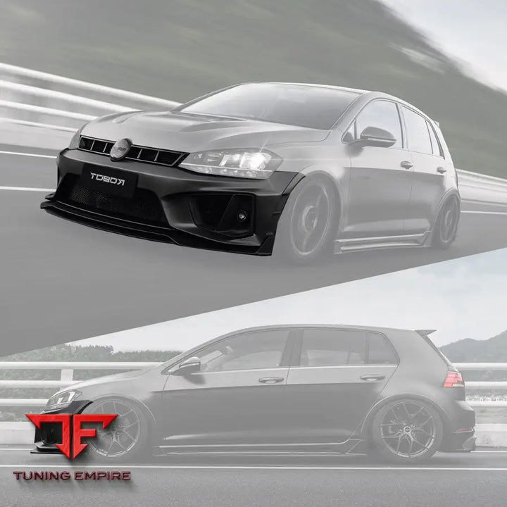 ROBOT Volkswagen Golf / GTI / Golf R MK7 MK7.5 FRP Complete Front Bumper - Front Bumpers & Splitters