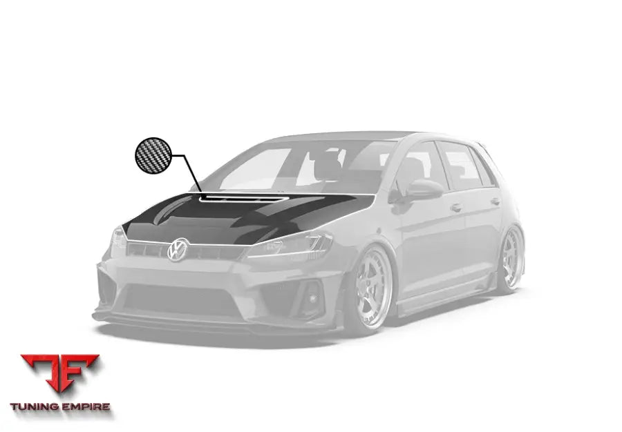 ROBOT Volkswagen Golf / GTI / Golf R MK7 MK7.5 Hood / Bonnet - Bonnets & Hoods