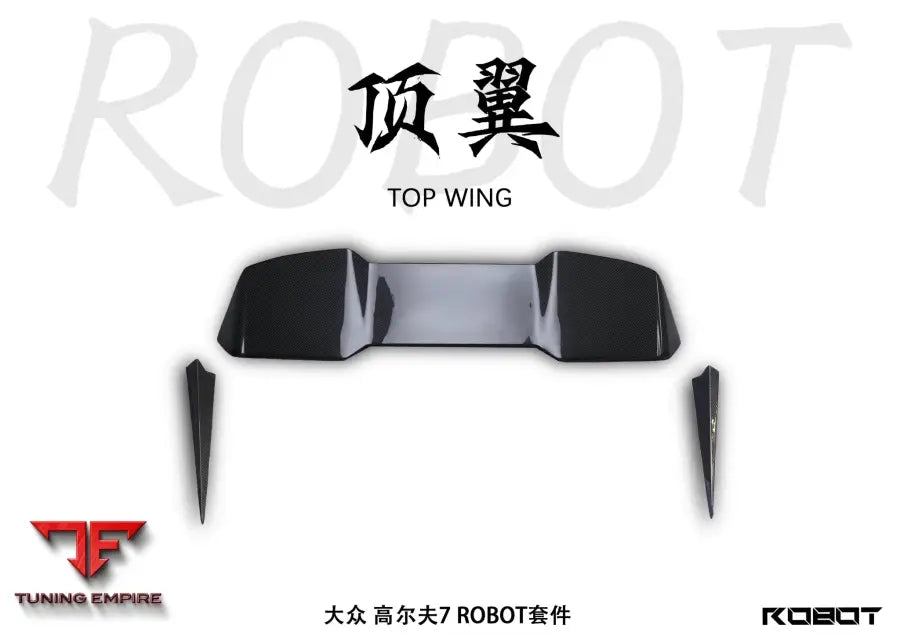 ROBOT Volkswagen Golf / GTI / Golf R Rear Spoiler (Mk 7.5 Only) - Spoilers & Rear Wings