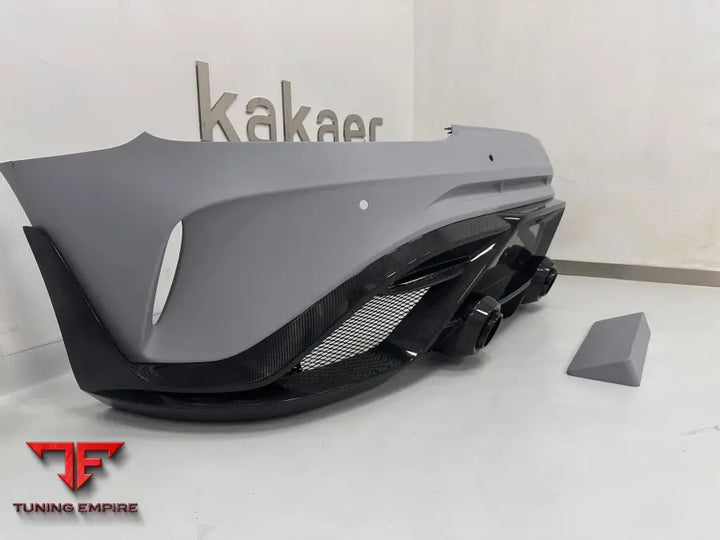 ROBOT Works Mercedes AMG GT Rear Bumper & Diffuser - Rear Bumpers & Diffusers