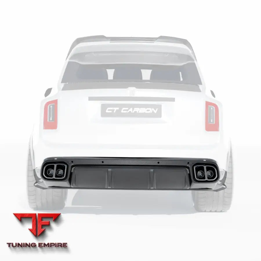 ROLLS ROYCE CULLINAN CARBON FIBRE DIFFUSER AND TIPS - CT CARBON