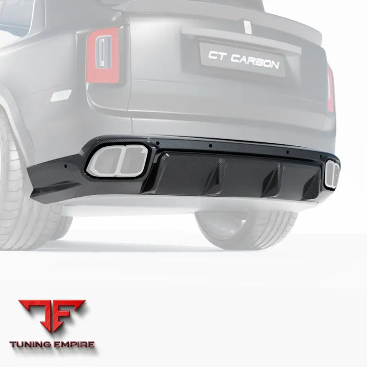 ROLLS ROYCE CULLINAN CARBON FIBRE DIFFUSER AND TIPS - CT CARBON